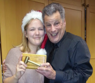 James Davies with Nicky Reynolds